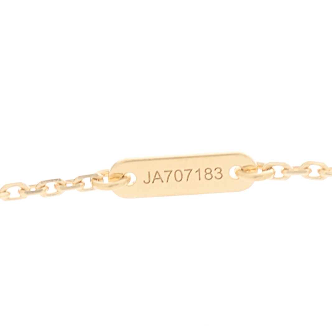 18K Yellow Gold Mother of Pearl Sweet Alhambra Pendant Necklace