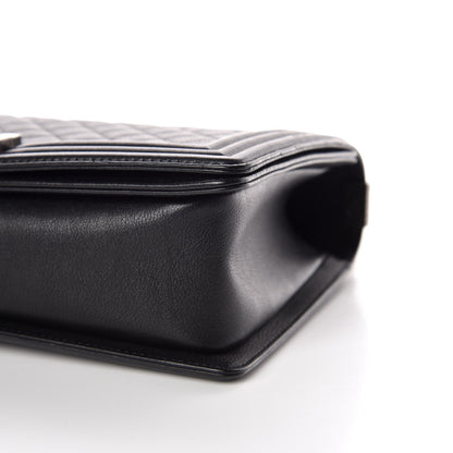 Chanel Calfskin Quilted New Medium Boy Flap Black 9 of 10