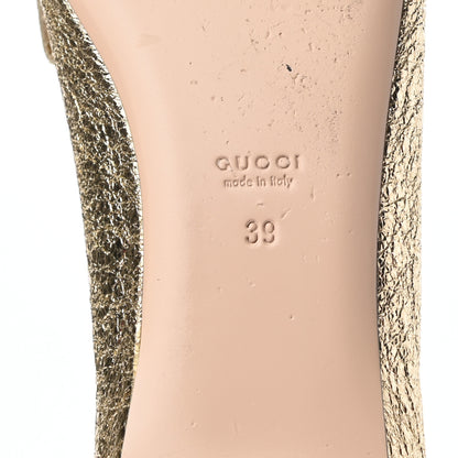 Gucci Galassia GG Marmont Fringe Flats 39 Platino 7 of 9