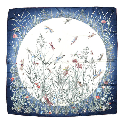 Gucci Silk Moonlight Filed Square Scarf Blue 1 of 4