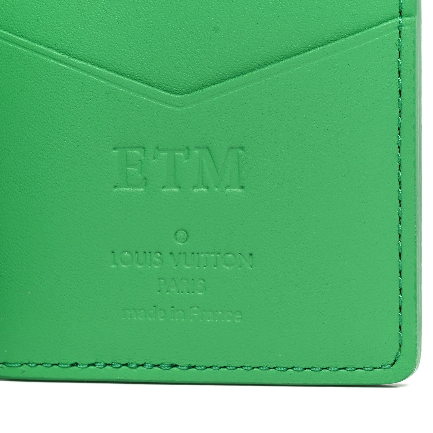 Louis Vuitton Taurillon Monogram Pocket Organizer Bamboo Green 6 of 6