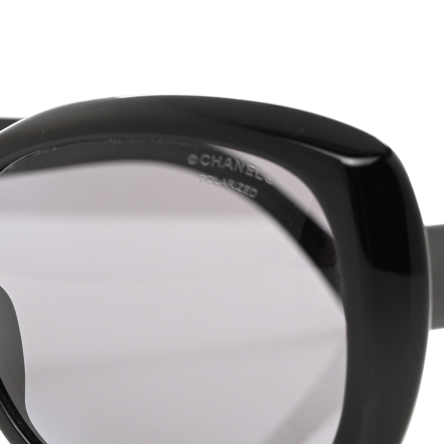 Chanel Acetate Polarized CC Sunglasses 5183 Black 7 of 9