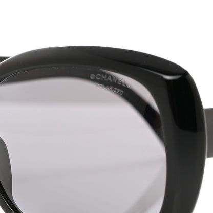 Chanel Acetate Polarized CC Sunglasses 5183 Black 7 of 9