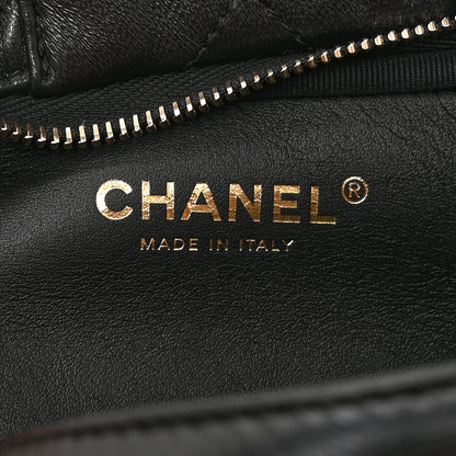 Chanel Lambskin Quilted Mini Bow Bag Black 6 of 10