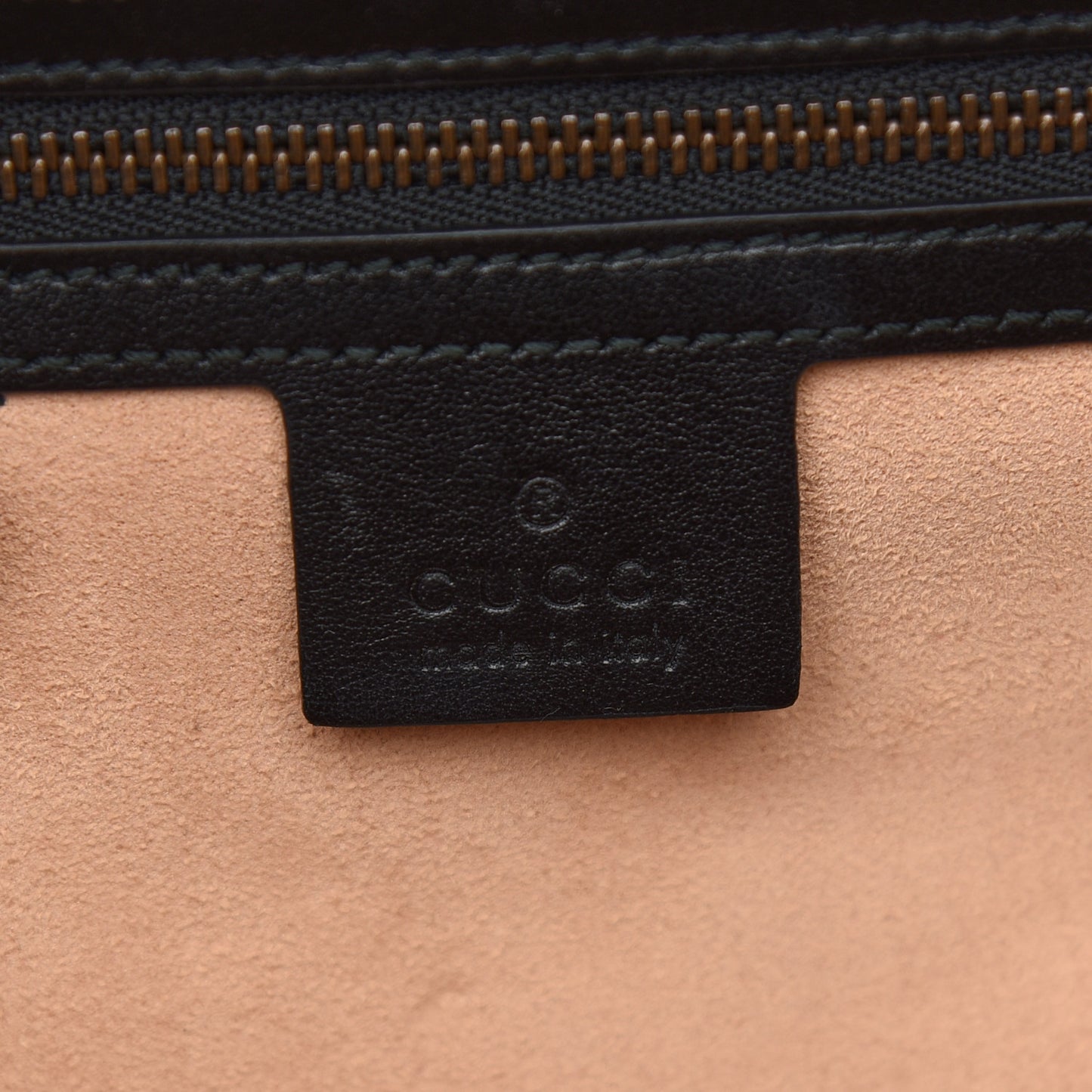 Calfskin Matelasse Sylvie Web Small GG Marmont Top Handle Shoulder Bag Black