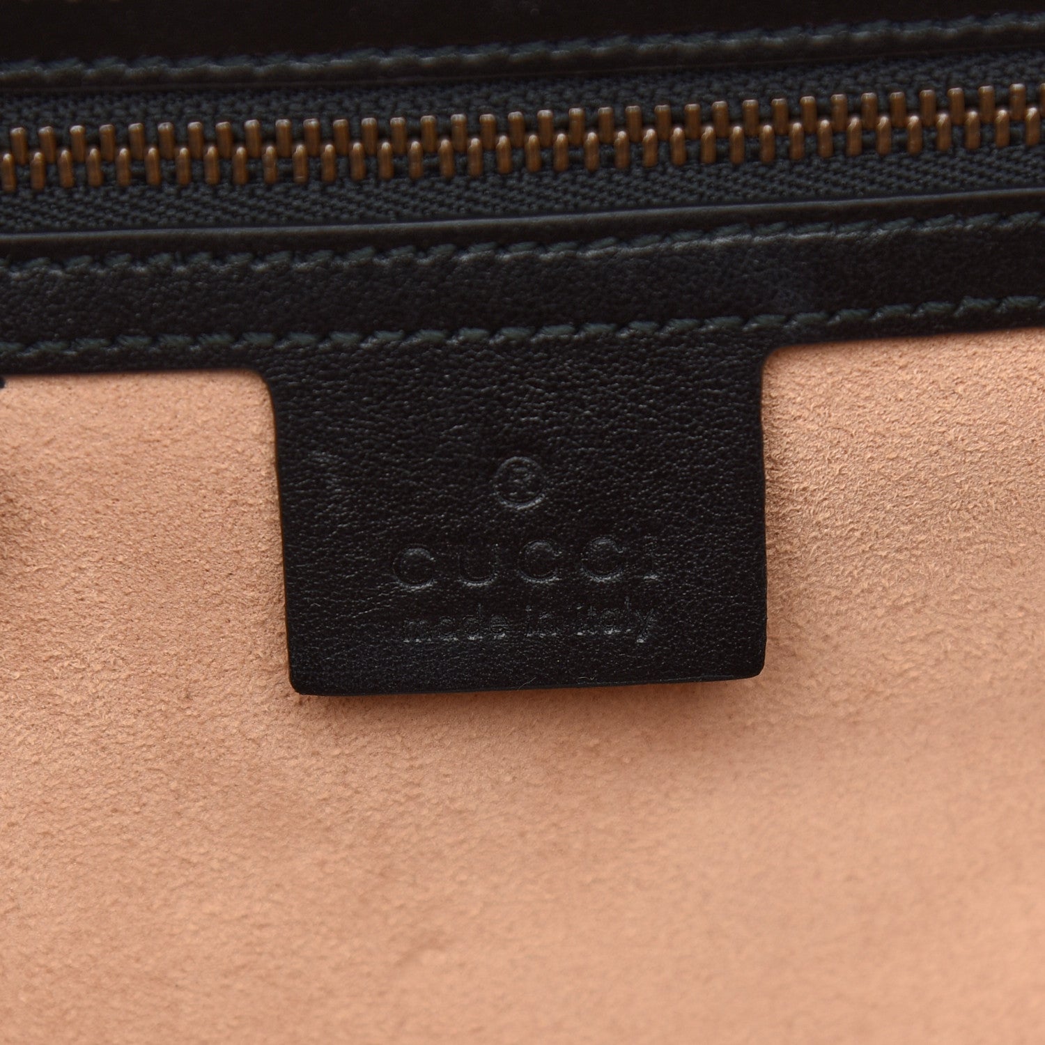 Gucci Calfskin Matelasse Sylvie Web Small GG Marmont Top Handle Shoulder Bag Black 6 of 9