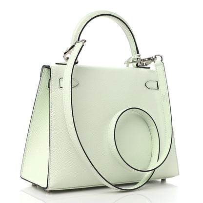 Hermes Epsom Kelly Sellier 25 Vert Fizz 2 of 10