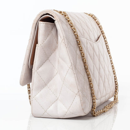 Chanel Leather 2.55 Reissue 227 Flap Blanc Fonce 4 of 9