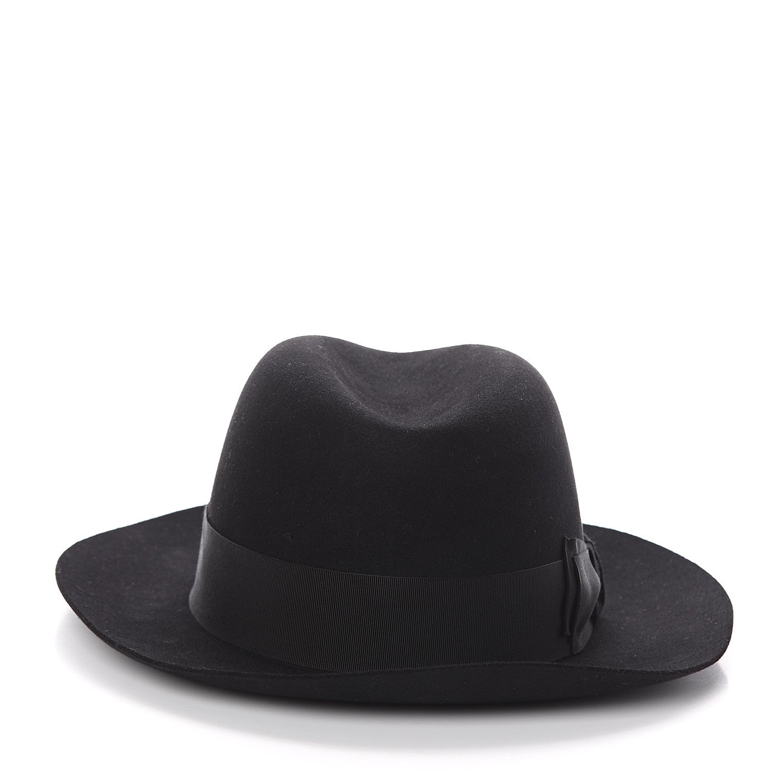 Hermes Rabbit Felt Hare Felt Paris Hat 58 Black 3 of 7