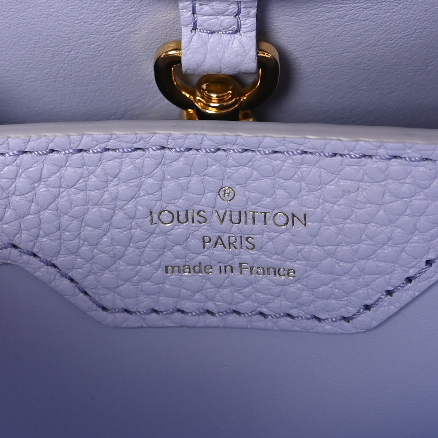 Louis Vuitton Taurillon Braided Chain Capucines BB Iris Creme 6 of 9