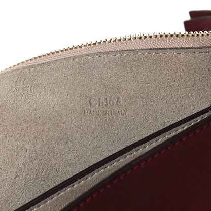 Chloe Calfskin Suede Medium Faye Shoulder Bag Plum Purple 6 of 14
