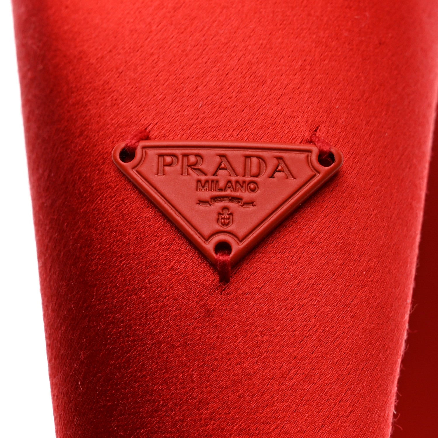 Prada Satin Headband Fuoco 4 of 6