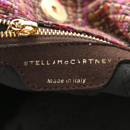 Stella McCartney Metallic Woven Boucle Fold Over Falabella Tote Multicolor 6 of 10