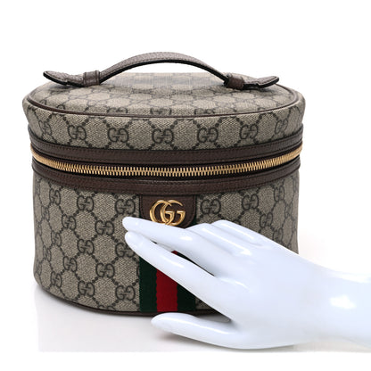 Gucci GG Supreme Monogram Ophidia Vanity Cosmetic Case 2 of 7
