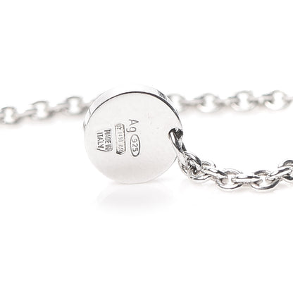 Bulgari Sterling Silver Ceramic Save The Children Pendant Necklace 5 of 6