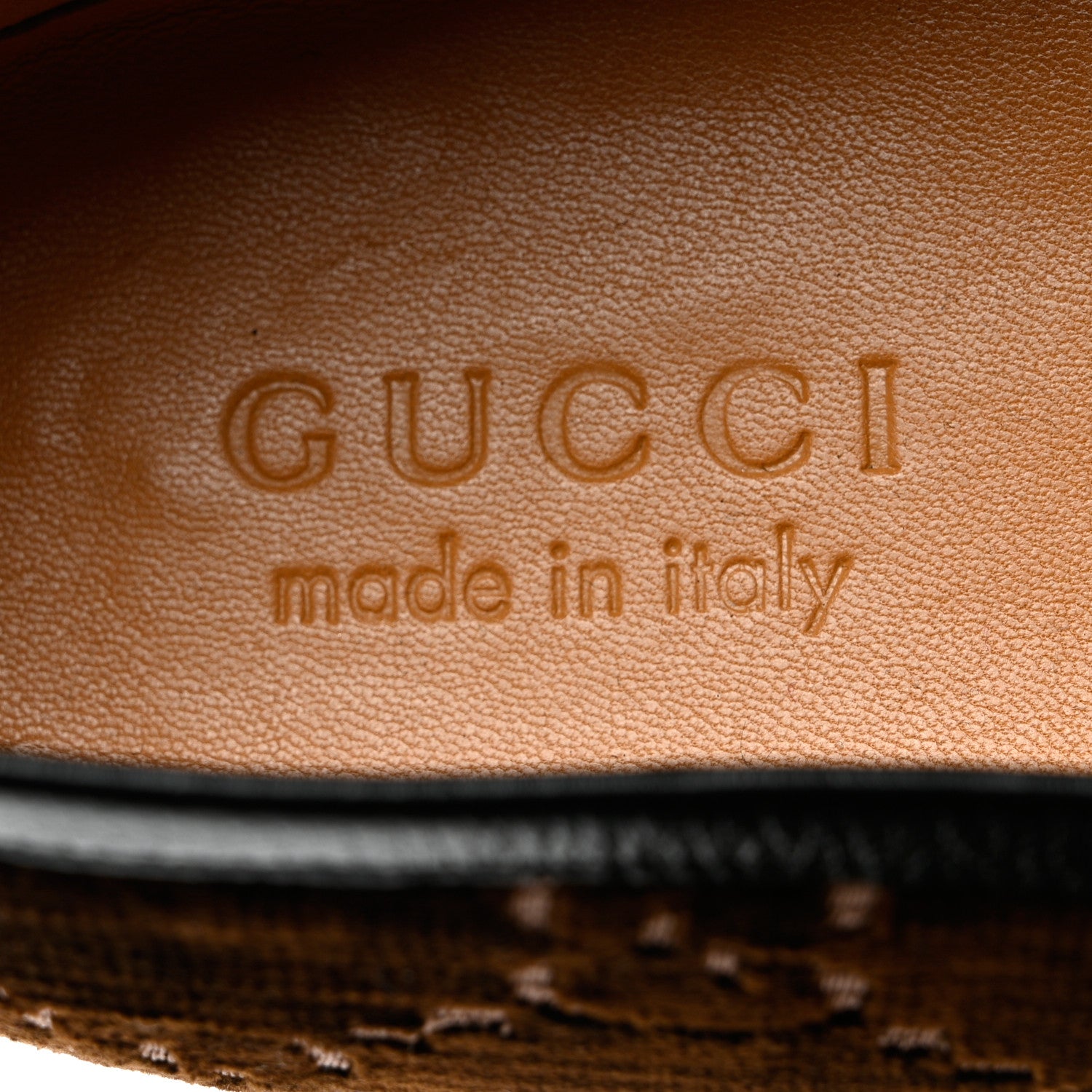 Gucci Velvet GG Monogram Horsebit Mens Jordaan Loafers 10 Brown Beige 7 of 9