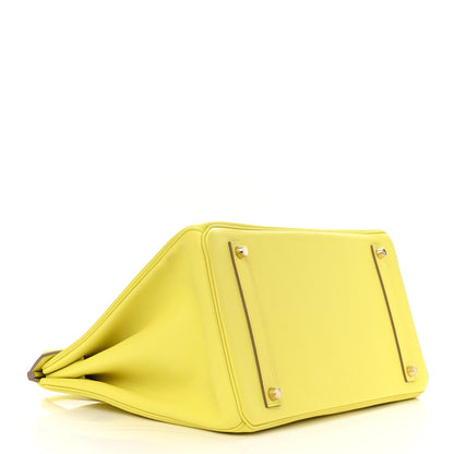 Hermes Epsom Birkin 35 Lime 4 of 12