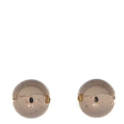 Tiffany 18K Yellow Gold 8mm HardWear Ball Earrings 1 of 4