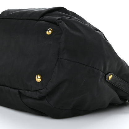 Prada Tessuto Nylon Cervo Shoulder Bag Black 7 of 7