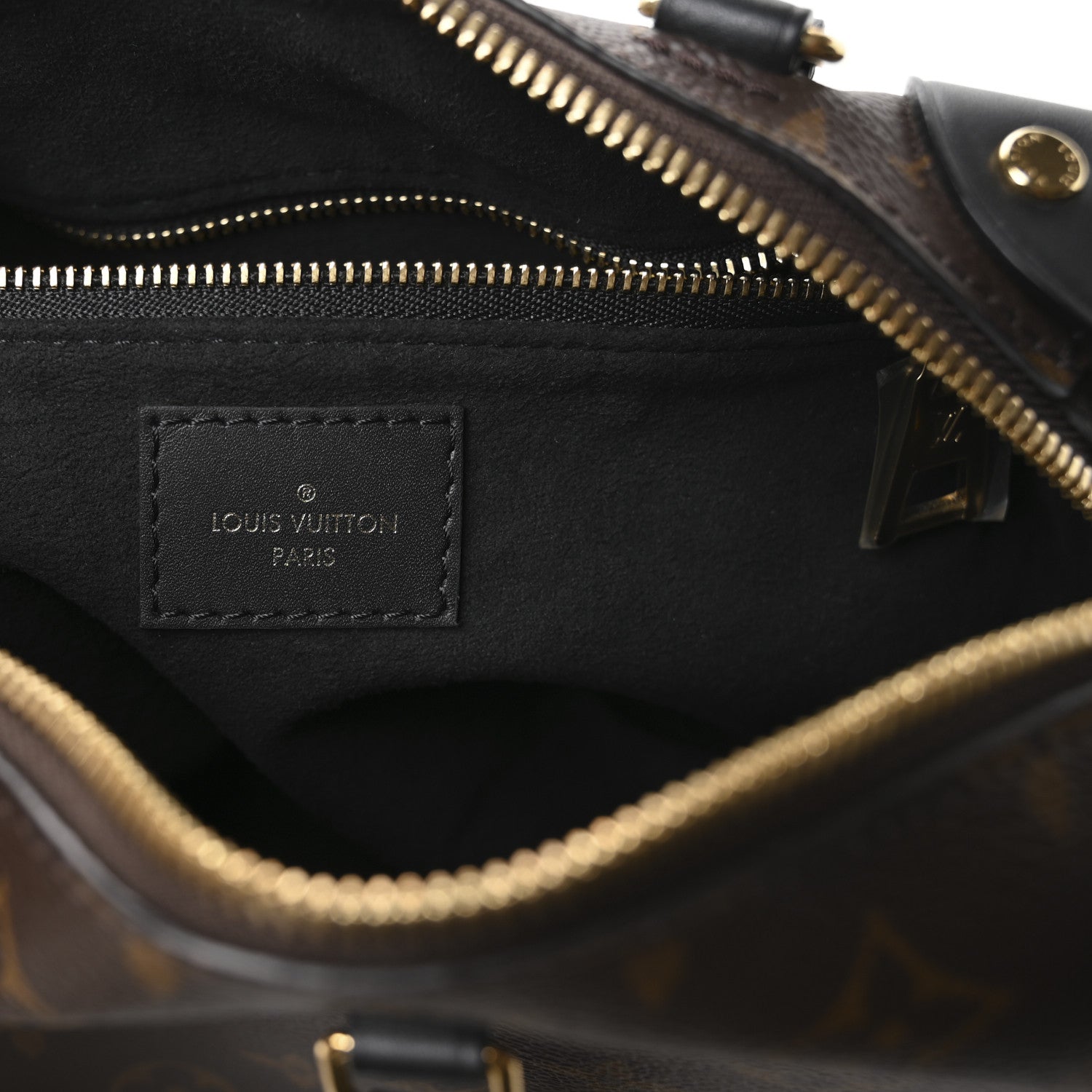 Louis Vuitton Monogram Petite Malle Souple Black 6 of 9