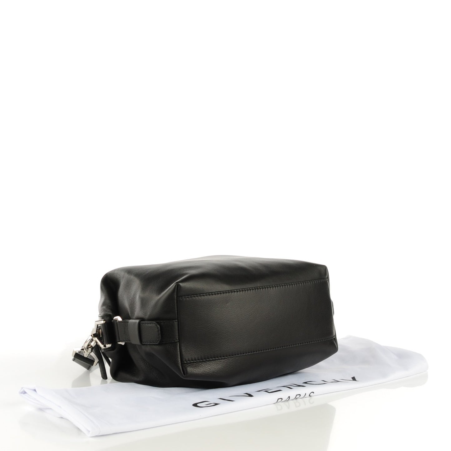 Waxed Calfskin Small Nightingale Black