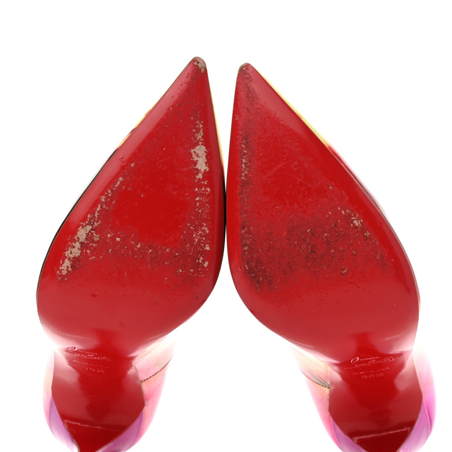 Christian Louboutin Patent Tie and Dye So Kate 120 Pumps 36.5 Multicolor 6 of 10