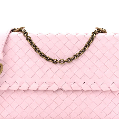 Bottega Veneta Nappa Intrecciato Baby Olimpia Shoulder Bag Dragee 8 of 14