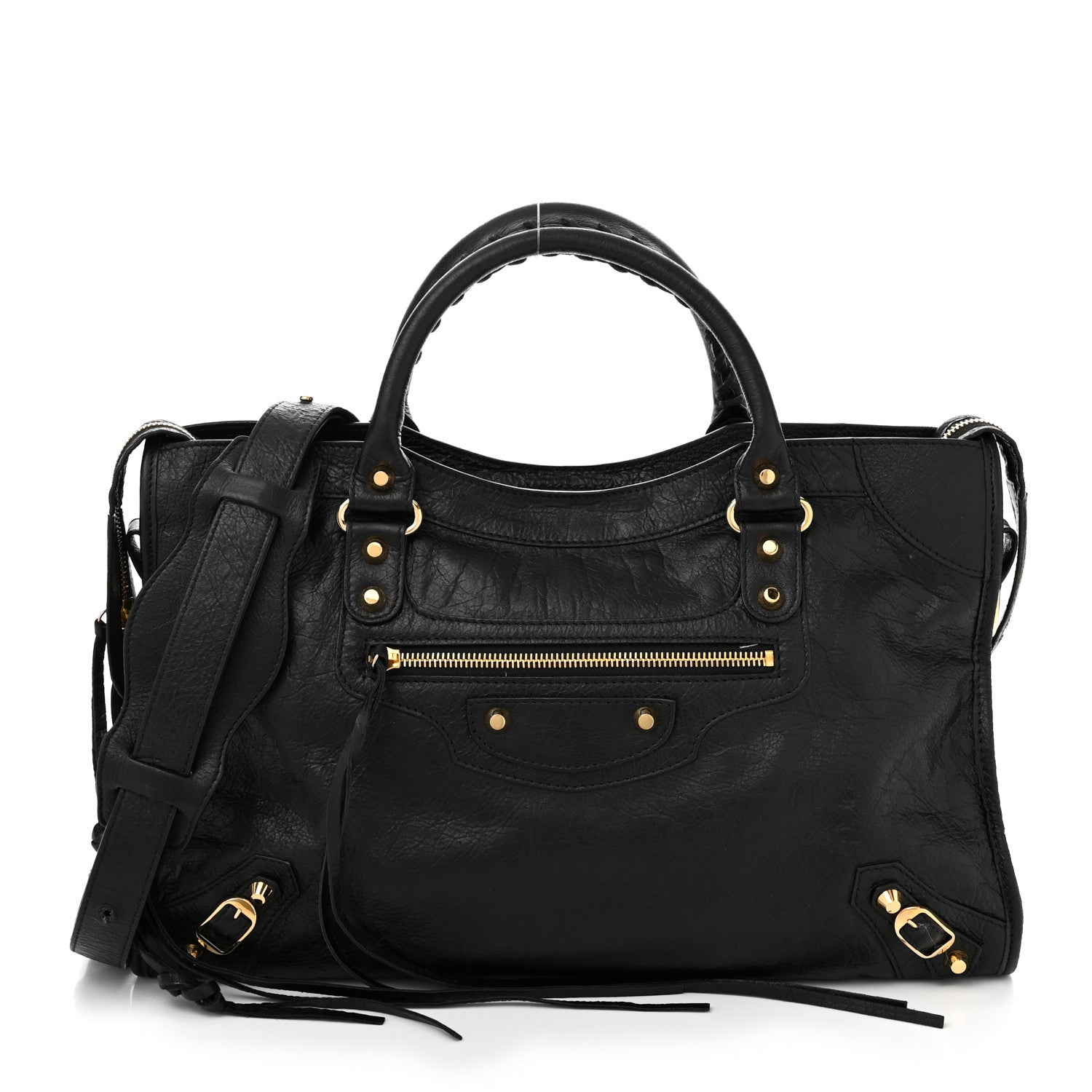 Balenciaga Agneau Classic Gold Hardware City Black 1 of 10