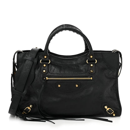 Balenciaga Agneau Classic Gold Hardware City Black 1 of 10