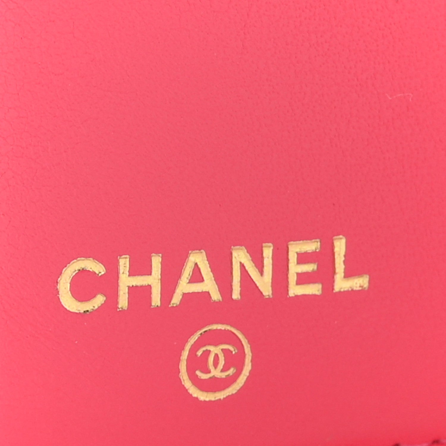 Chanel Caviar Metal Perforated Quilted CC Compact Bifold Wallet Black 6 of 10