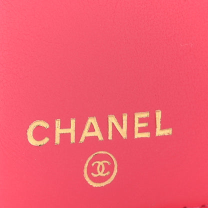 Chanel Caviar Metal Perforated Quilted CC Compact Bifold Wallet Black 6 of 10