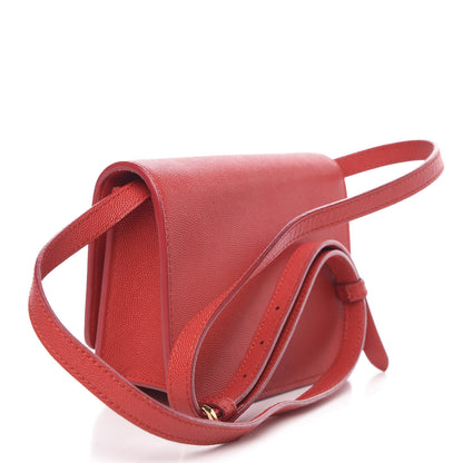 Burberry Grainy Calfskin Small TB Bag Bright Red 3 of 9