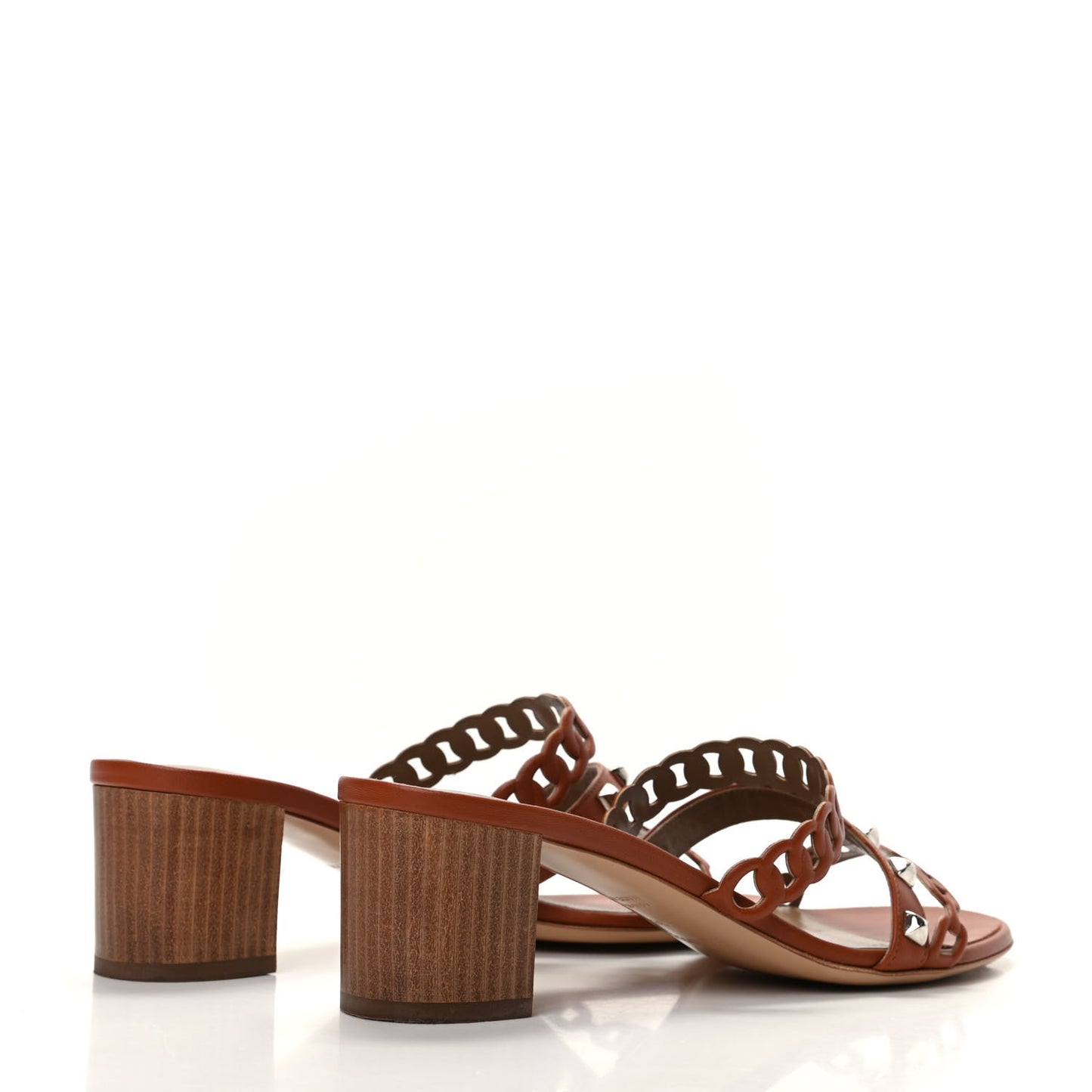 Nappa Ajaccio Sandals 38 Cognac