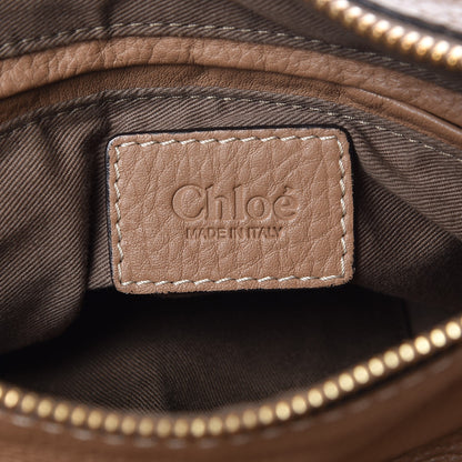 Chloe Calfskin Medium Marcie Satchel Sand Shell 7 of 11