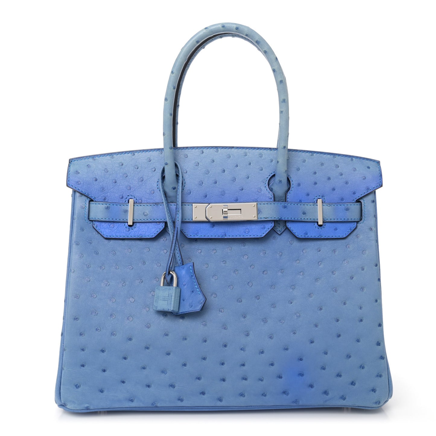 Ostrich Birkin 30 Mykonos