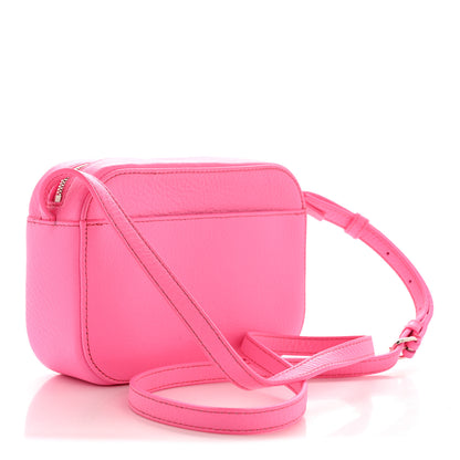 Balenciaga Calfskin Kittens Logo XS Everyday Camera Bag Acid Pink 3 of 13