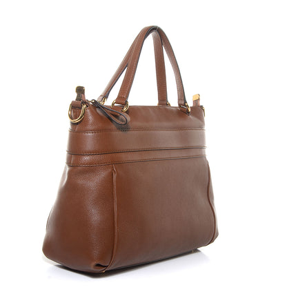 Gucci Leather Ride Medium Top Handle Bag Brown 3 of 7
