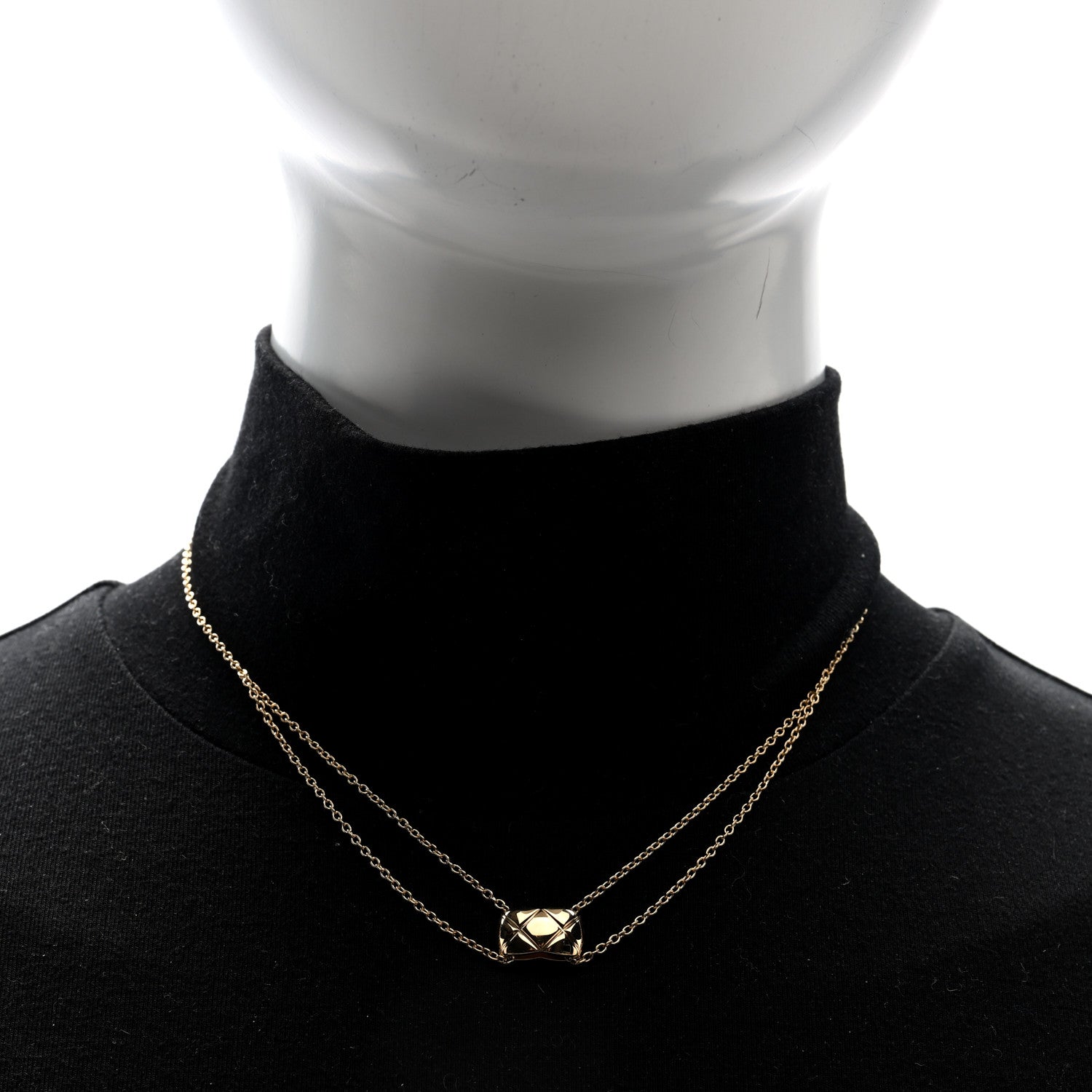 Chanel 18K Yellow Gold Coco Crush Pendant Necklace 2 of 5