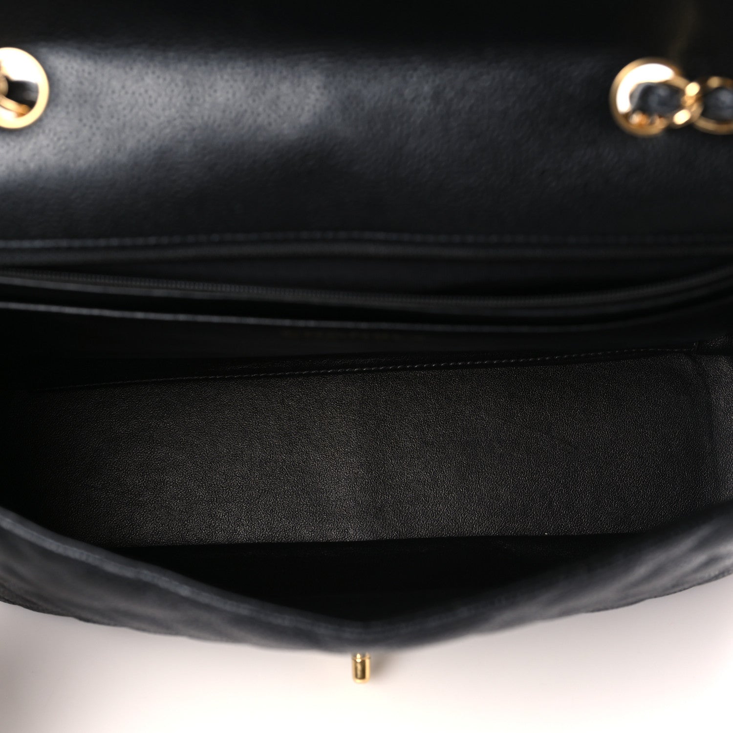 Chanel Caviar Quilted Jumbo Single Flap Black 5 of 9