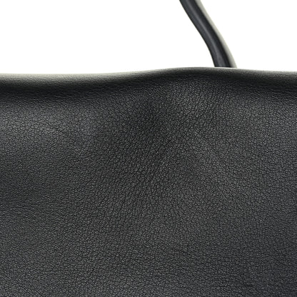 Salvatore Ferragamo Calfskin Large Sookie Satchel Black 14 of 17