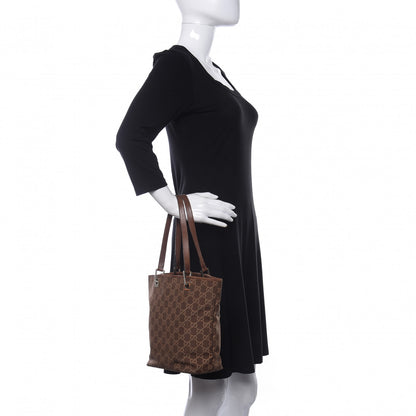 Gucci Monogram Small Bucket Tote Brown 2 of 21