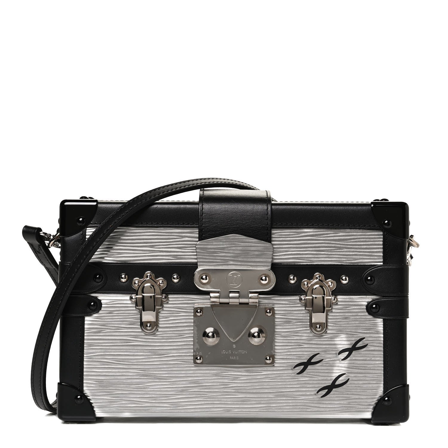 Louis Vuitton Epi Petite Malle Silver 1 of 9