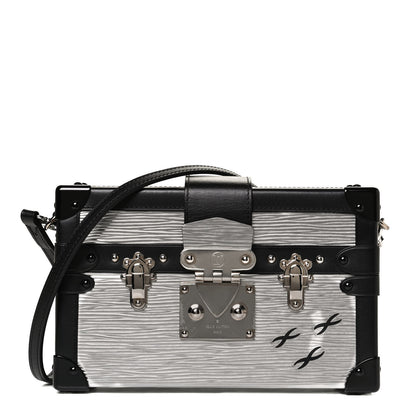 Louis Vuitton Epi Petite Malle Silver 1 of 9
