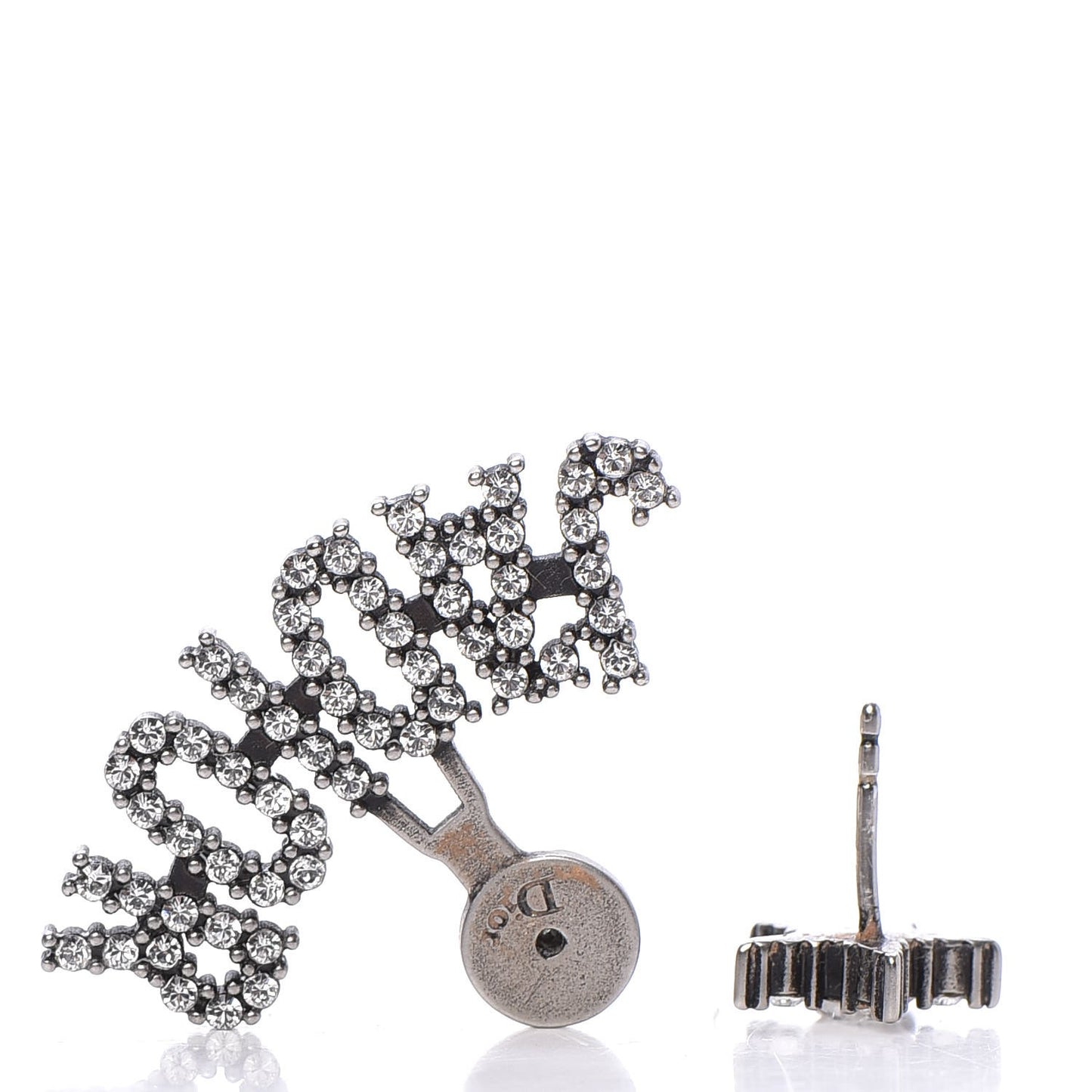 Palladium Crystal J'adior Earrings