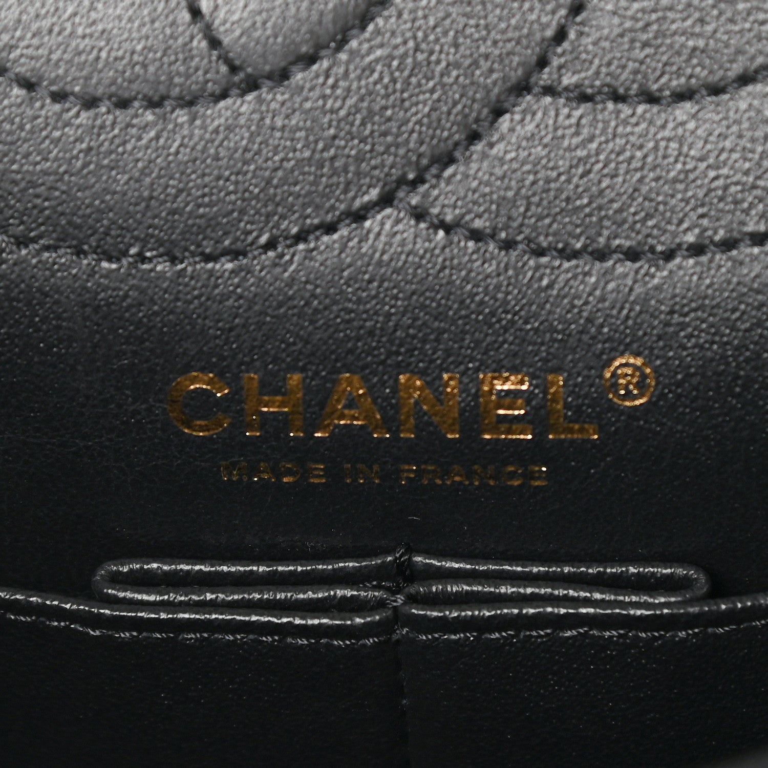 Chanel Tweed Quilted 2.55 Reissue 225 Flap Black Gold Navy 6 of 9