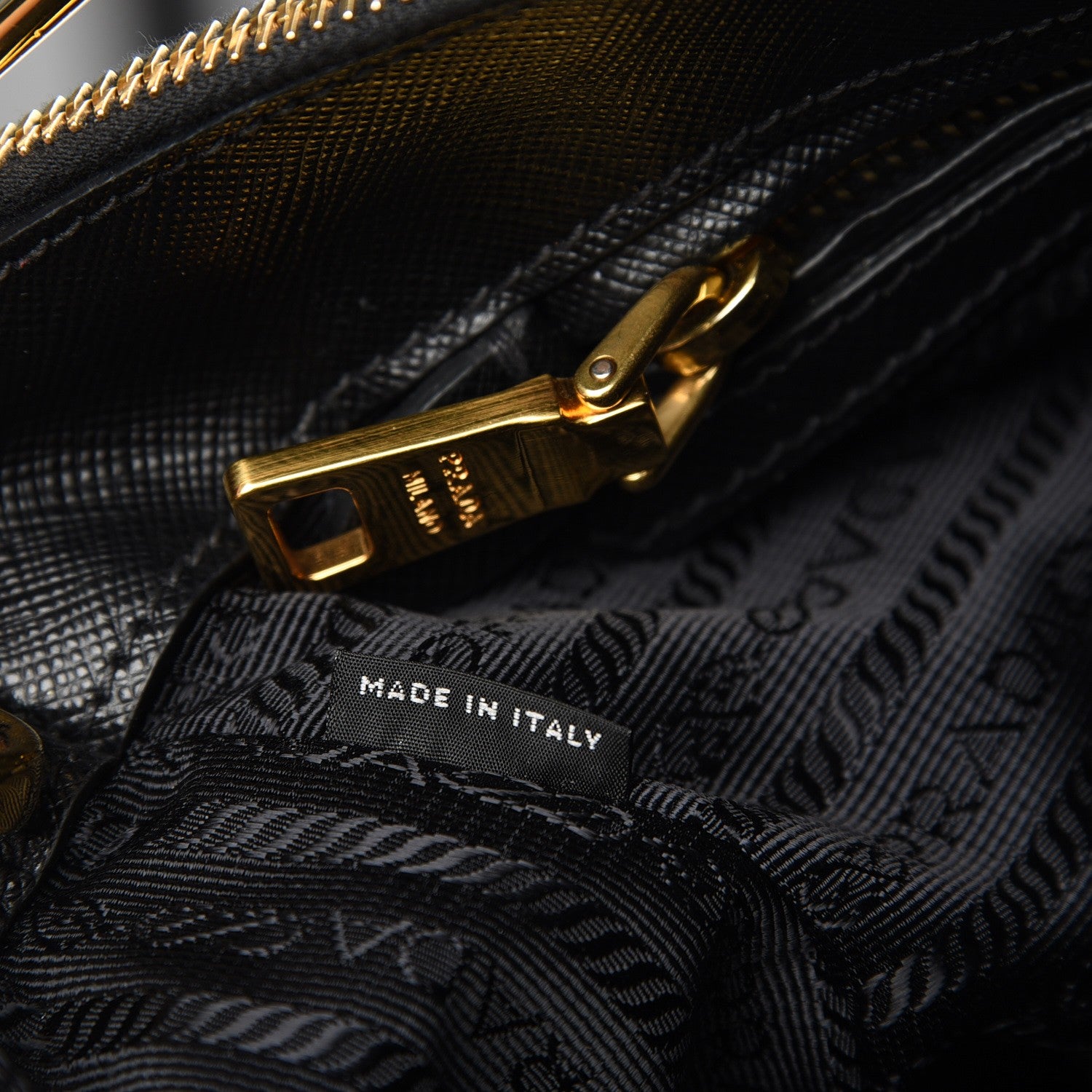 Prada Saffiano Medium Galleria Double Zip Tote Black 8 of 9