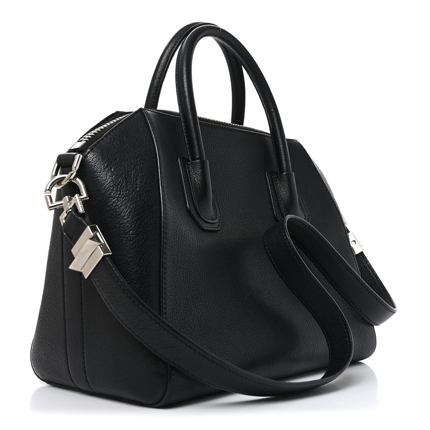Sugar Goatskin Small Antigona Black