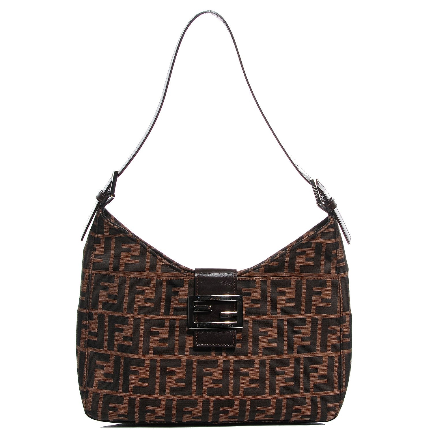 Fendi Zucca Shoulder Bag Tobacco 1 of 6