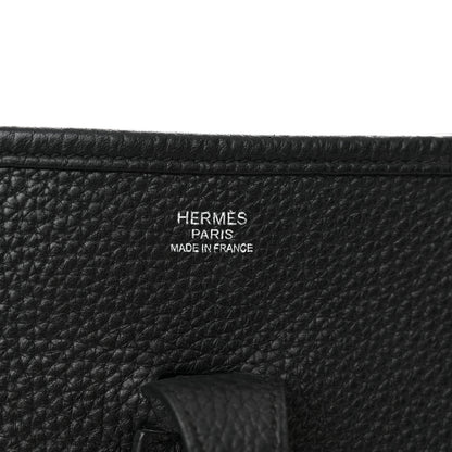 Hermes Taurillon Clemence Evelyne III PM Black 6 of 12