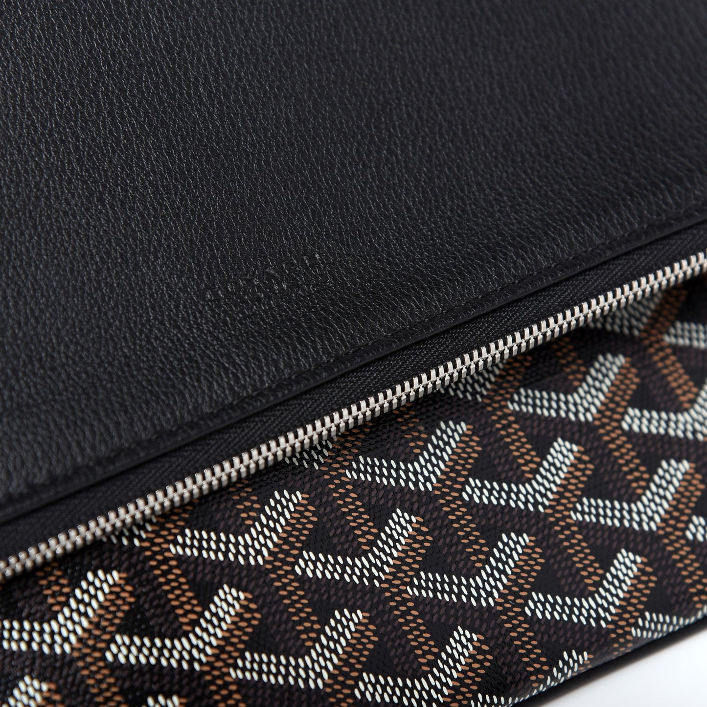 Goyardine Sainte Marie Soft Clutch Black